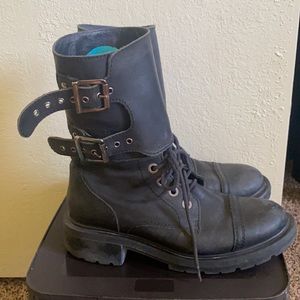 Allsaints vintage combat boot
